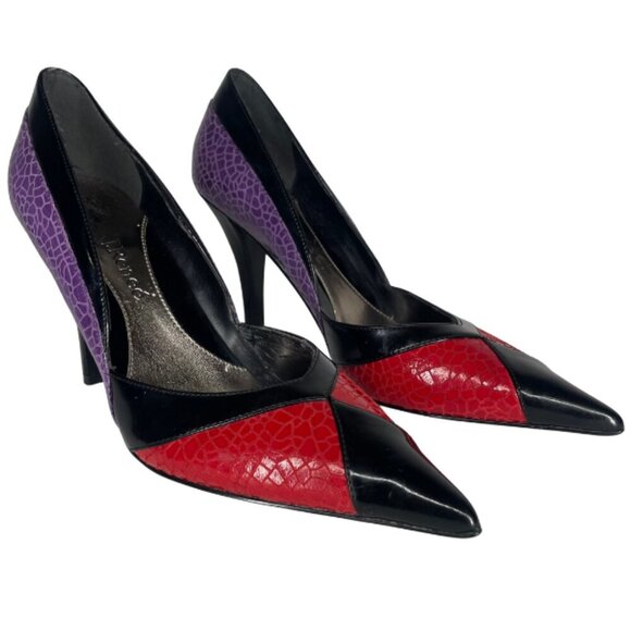 J.Reneé Women's Kipp Multi Color Pump Vintage Event Occasion Party Event Sz 9.5M - Picture 2 of 11